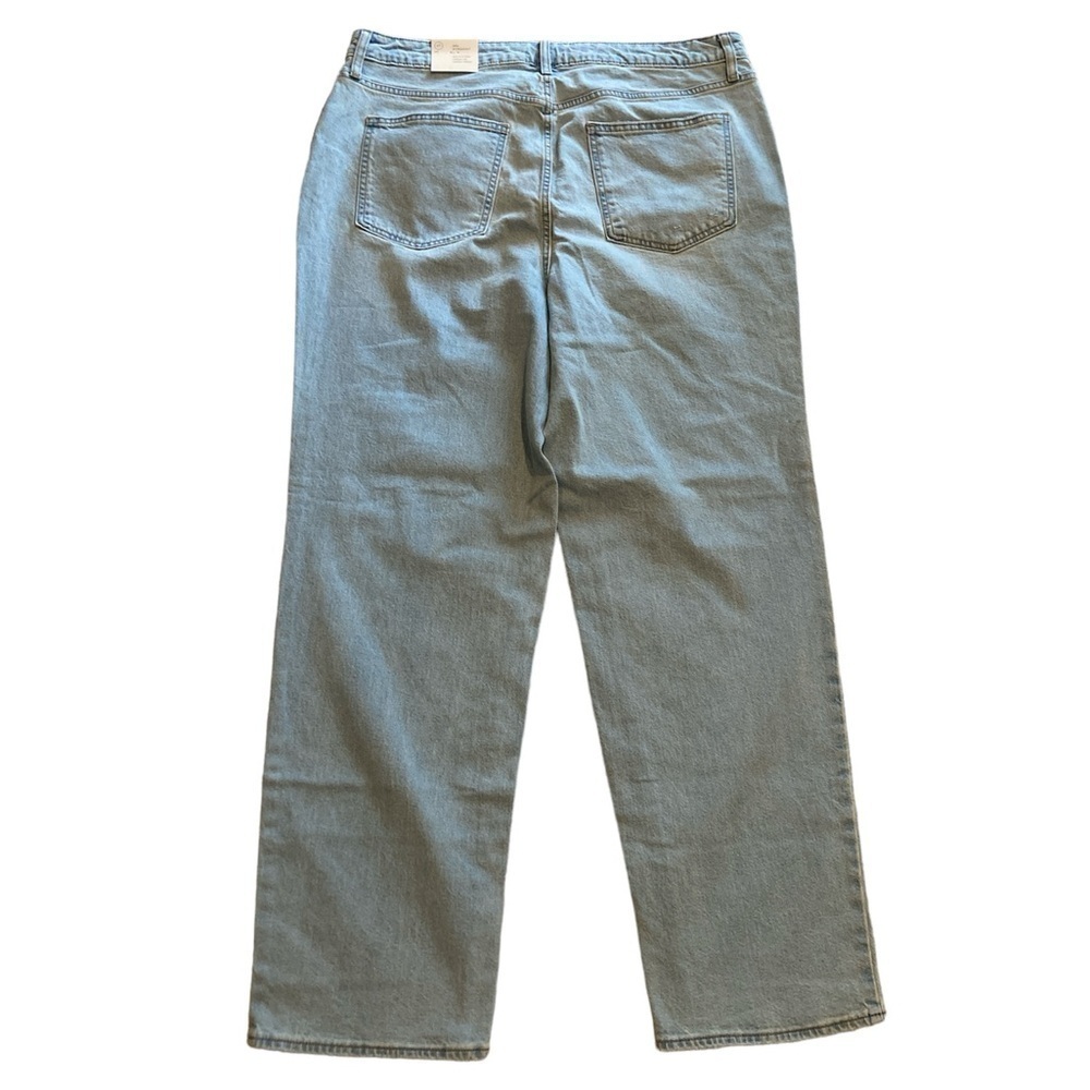 UNIVERSAL THREAD Jean 90’s Straight size 17 HIGH RISE light wash denim stretch - Picture 6 of 8